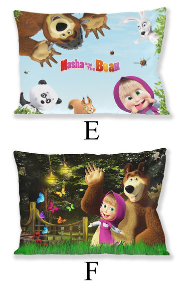 Poduszka MASZA I NIEDŹWIEDŹ 60x40cm na Prezent WZORY