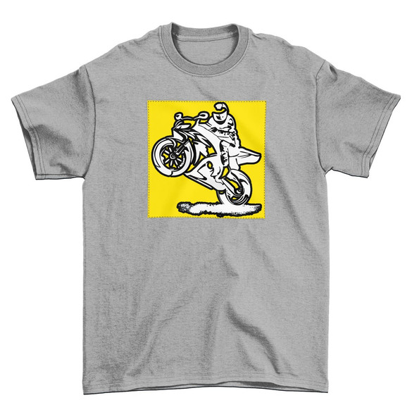 Koszulka z naszywką Lubię zapierd..lać 05