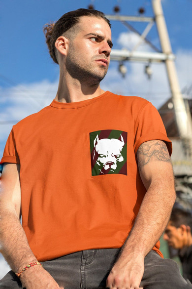 Koszulka z kieszonką PIT BULL