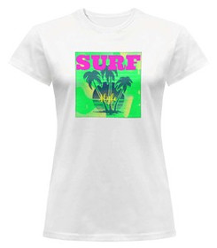 Bluzka damska z naszywką Surf