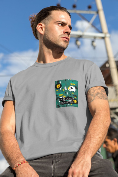 Koszulka z kieszonką SWEET DISASTER 