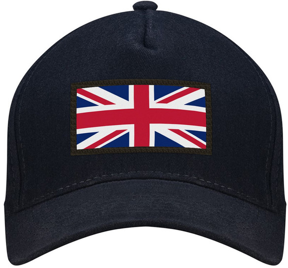 Czapka FLAGA UK bejsbolówka z naszywką