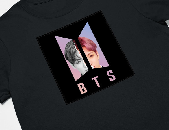 Koszulka z naszywką BTS Jungkook