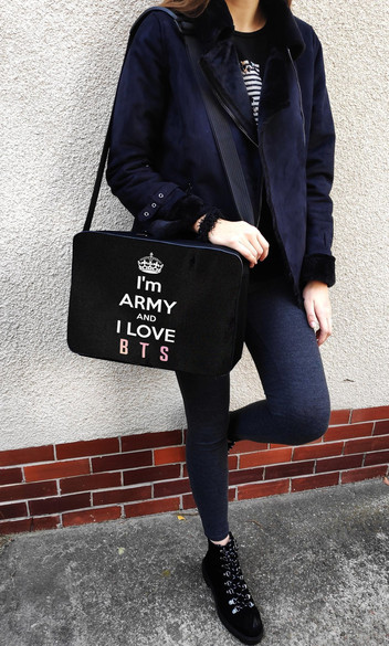Torba na ramię BTS I'm ARMY AND I LOVE BTS