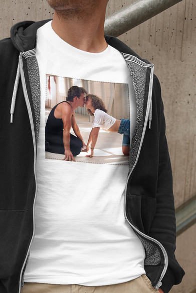 Koszulka z naszywką Dirty Dancing Kiss