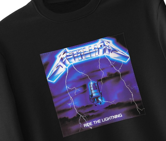 Bluza z naszywką Metallica Ride the