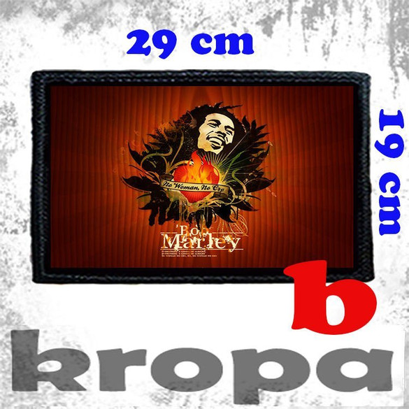 Naszywka duża na ubranie BOB MARLEY