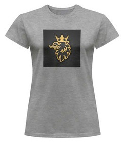 Bluzka damska z naszywką Scania logo gold