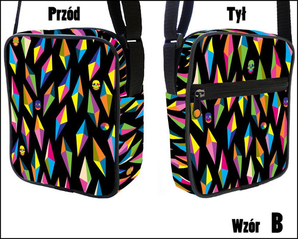 Torba Listonoszka MODNE WZORKI- OUTLET