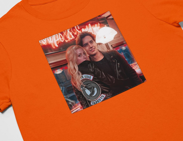 Koszulka z naszywką Riverdale Couple