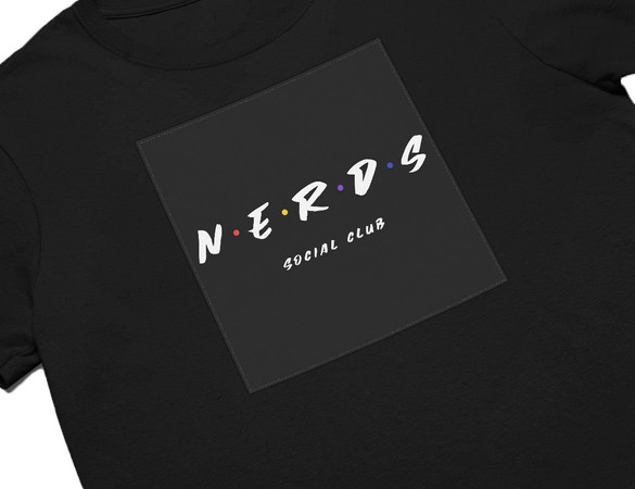 Koszulka z naszywką Friends -NERDS