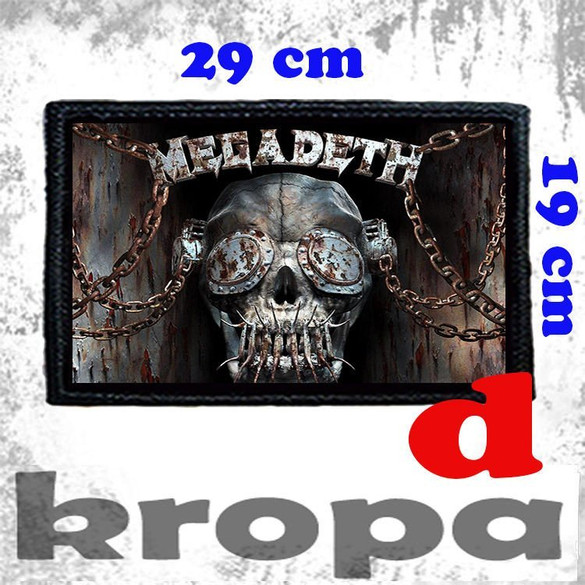 Naszywka duża na ubranie MEGADETH