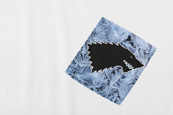 Koszulka z kieszonką GRA O TRON STARK