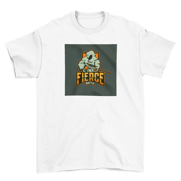 Koszulka z naszywką  FIERCE BATTLE