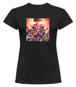 Bluzka damska z naszywką Stranger Things squad 2