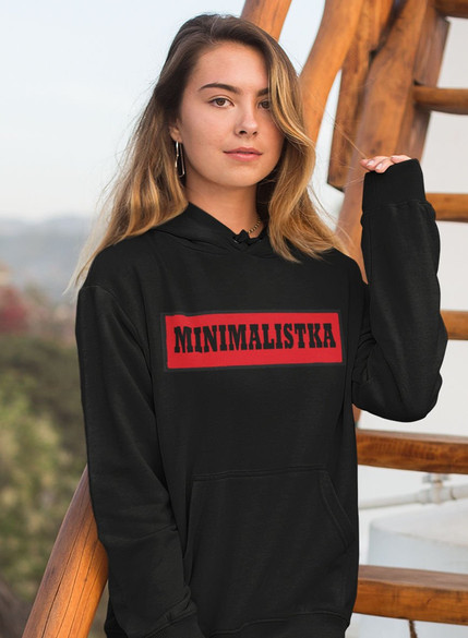 Bluza z naszywką MINIMALISTKA 