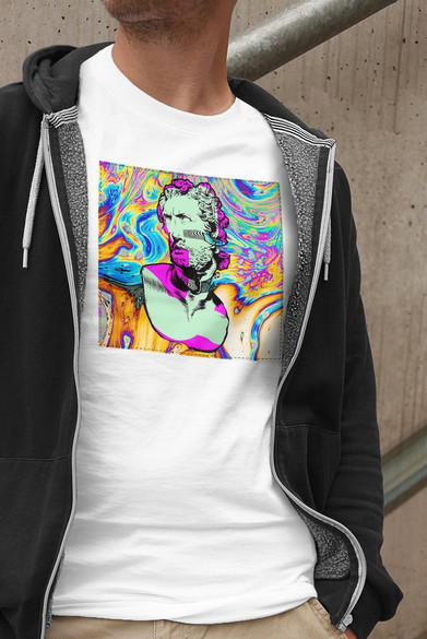 Koszulka z naszywką Psychodelic 04