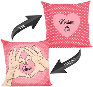 Poduszka na Walentynki DODAJ NAPIS