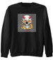 Bluza z naszywką Skull : Burn it all