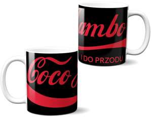 Kubek COCO JUMBO I DO PRZODU na Prezent +imię