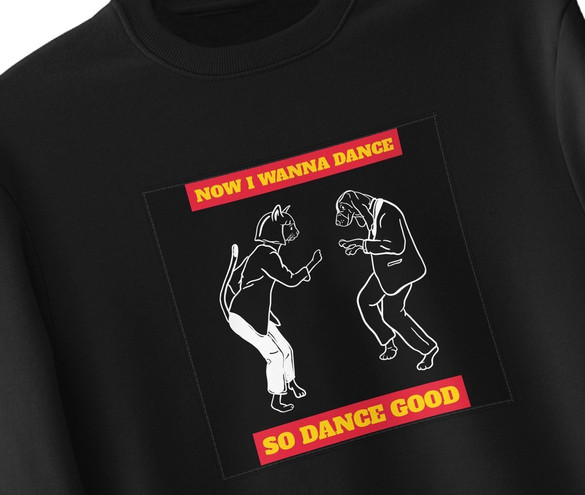 Bluza z naszywką Now I Wanna Dance...