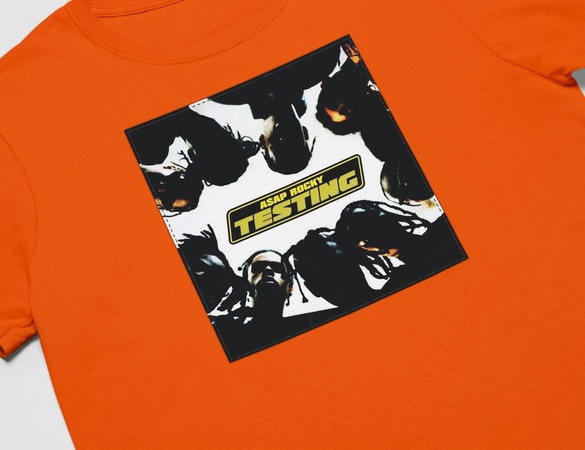 Koszulka z naszywką Asap Rocky Testing