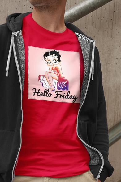 Koszulka z naszywką Hello Friday