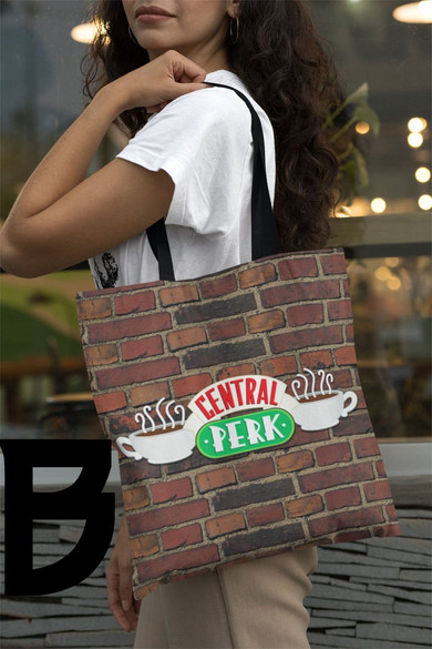 Torba na ramię FRIENDS PRZYJACIELE DUŻO WZORÓW