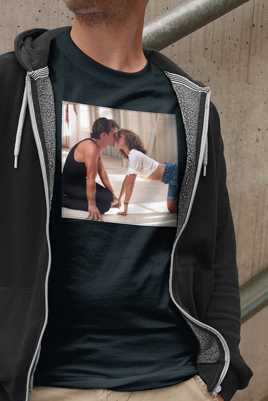 Koszulka z naszywką Dirty Dancing Kiss