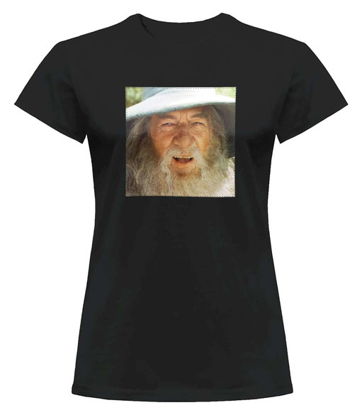 Bluzka damska z naszywką Gandalf smile