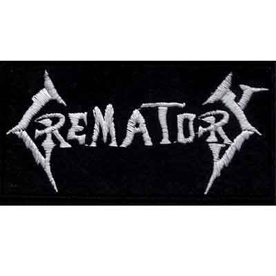 Naszywka CREMATORY (biała) 