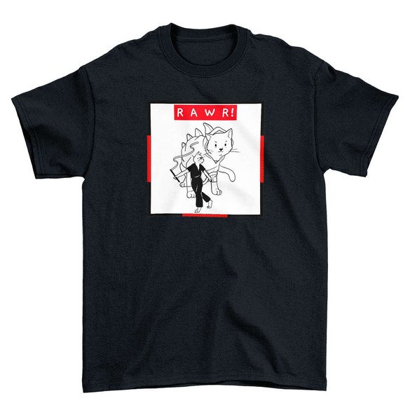 Koszulka z naszywką RAWR !