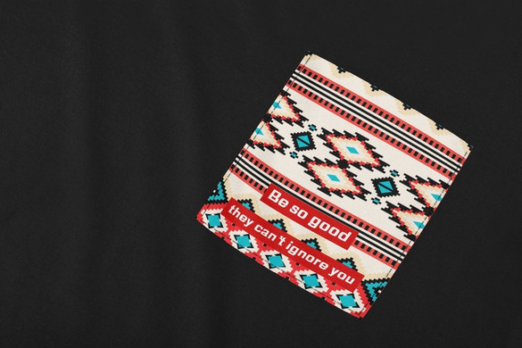 Koszulka z kieszonką BE SO GOOD