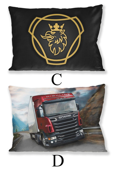  Zestaw SCANIA poduszka+kubek WZORY+GRATIS!