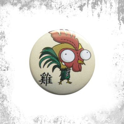 Przypinka CHIŃSKI ZNAK ZODIAKU - KOGUT 03