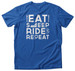 Koszulka dla Rowerzysty EAT SLEEP RIDE REPEAT