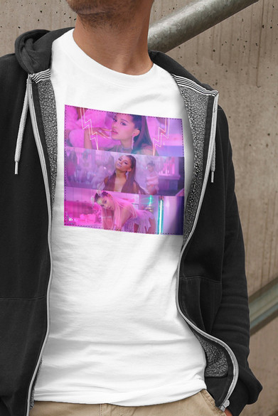 Koszulka z naszywką ARIANA GRANDE 03