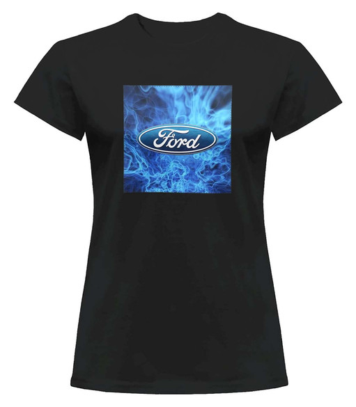 Bluzka damska z naszywką Ford logo blue