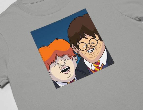 Koszulka z naszywką  Harry Potter parody