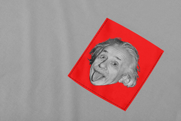 Koszulka z kieszonką ALBERT EINSTEIN
