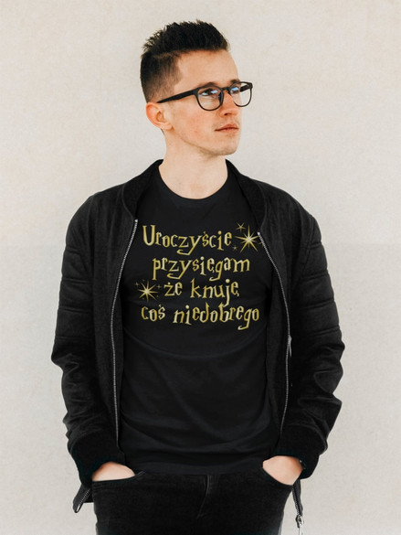 Koszulka Uroczyście przysięgam że knuję coś …