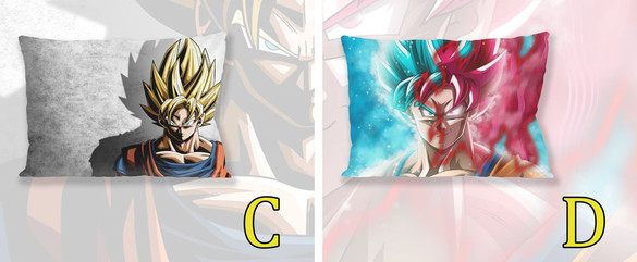 Poduszka DRAGON BALL  60x40cm WZORY