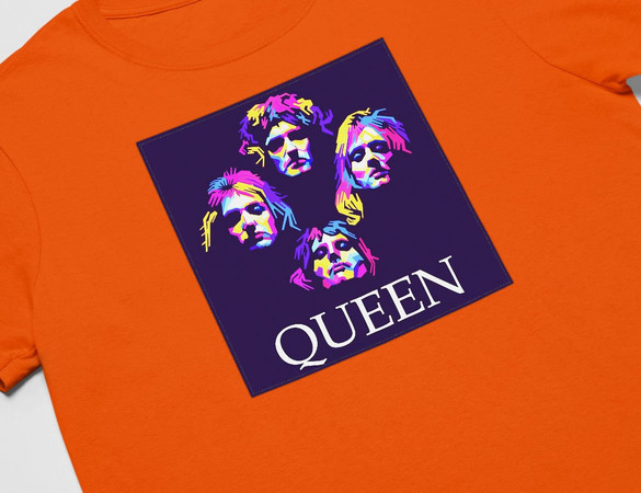 Koszulka z naszywką Queen Bohemian R.Violet