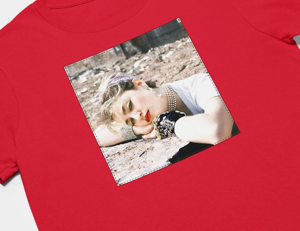 Koszulka z naszywką MADONNA young 01