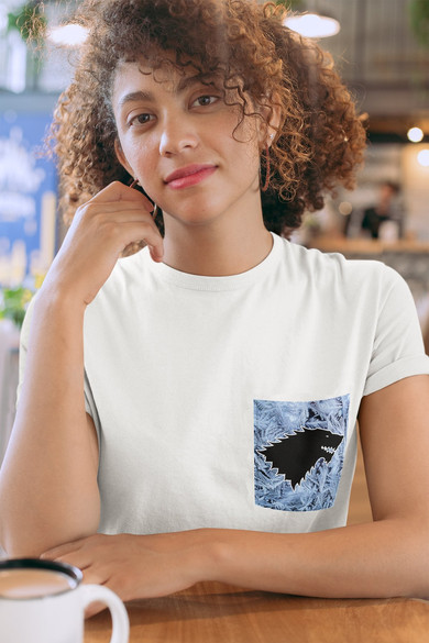 Koszulka z kieszonką GRA O TRON STARK