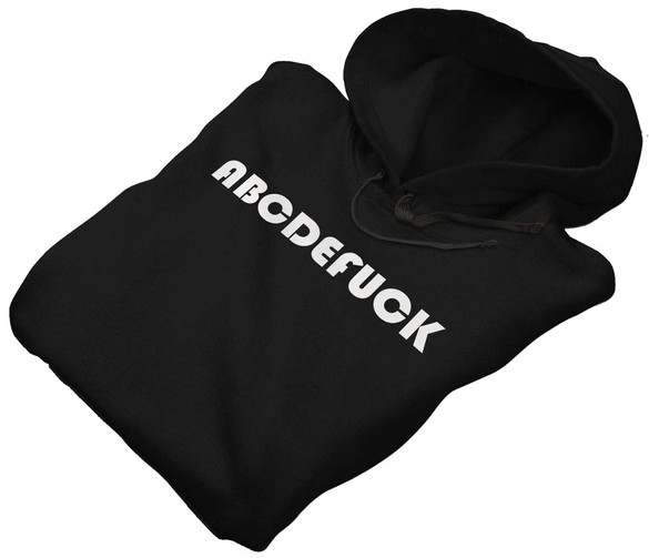 Bluza ABCDEfuck + Twój napis