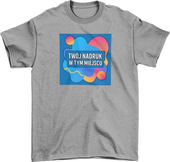 Koszulka z naszywką z własnym nadrukiem