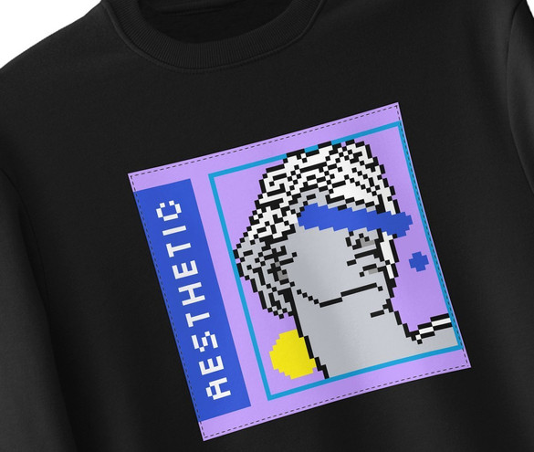 Bluza z naszywką Aesthetic