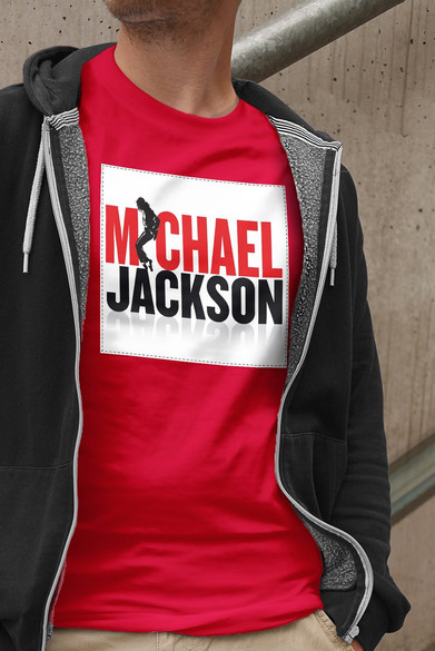 Koszulka z naszywką Michael Jackson 03