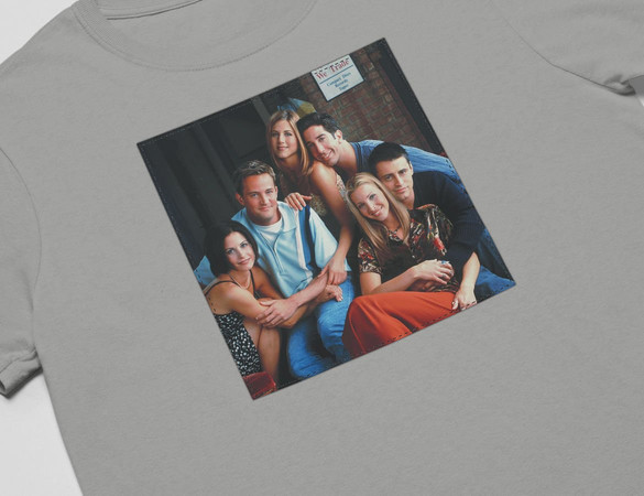 Koszulka z naszywką Friends squad 2